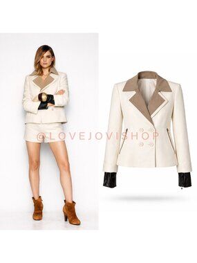Runway | Phillip Lim Resort 2011 Layered Double Breasted Spring Jacket | Neutral